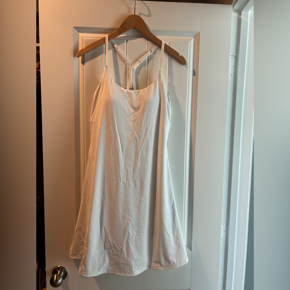 HALARA Softlyzero White Athelsiure Dress NWT